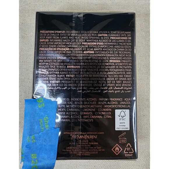 Yves Saint Laurent Black Opium Women's Le Parfum - 1.6oz NIB Sealed - Picture 3 of 4